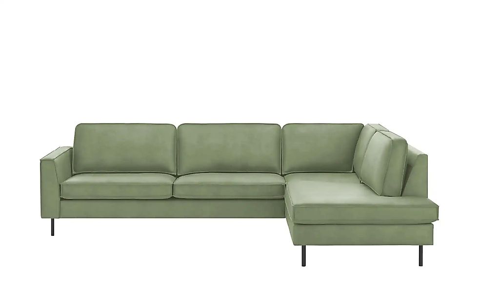 SOHO Ecksofa aus recyceltem Leder Skaisa ¦ grün ¦ Maße (cm): B: 296 H: 85 T günstig online kaufen