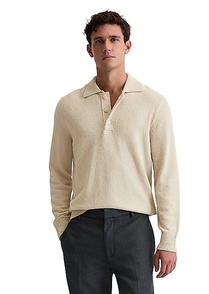 Marc O'Polo Polokragenpullover regular fit aus Bio-Baumwoll-Bouclé günstig online kaufen