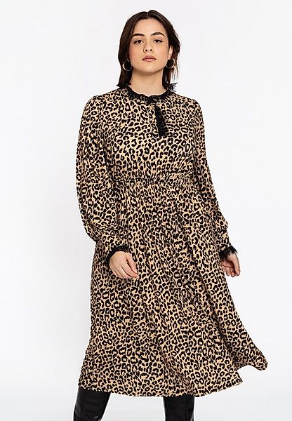 YOEK A-Linien-Kleid Damen Kleid mit Druck günstig online kaufen