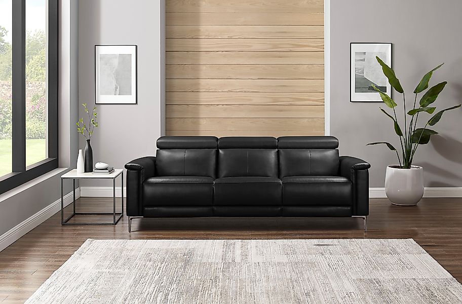 Home affaire 3-Sitzer "Lund, mit manueller und elektrischer Relaxfunktion" günstig online kaufen