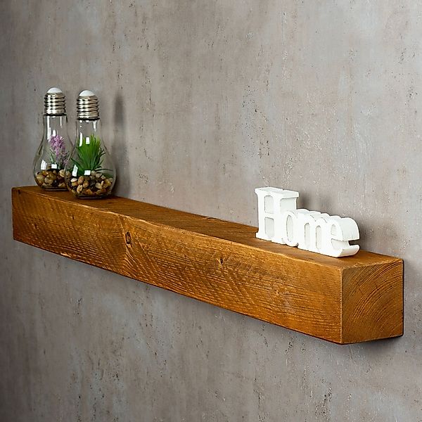 Levandeo® Wandregal, levandeo Wandregal Holz Massiv günstig online kaufen