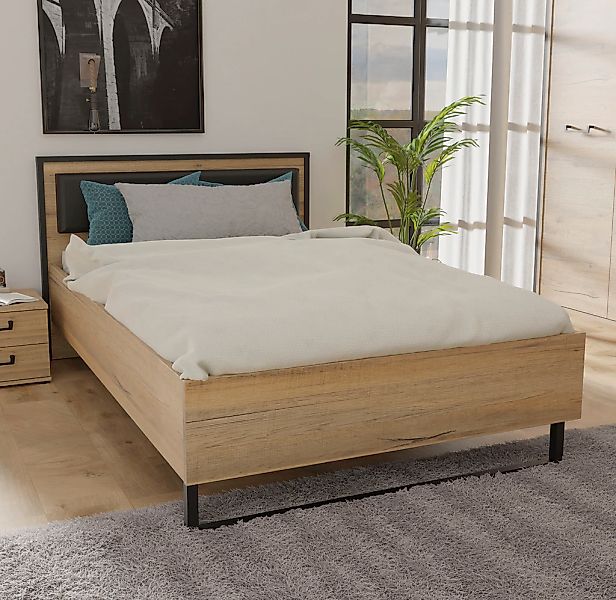 FORTE Bett, mit Metallkufe günstig online kaufen