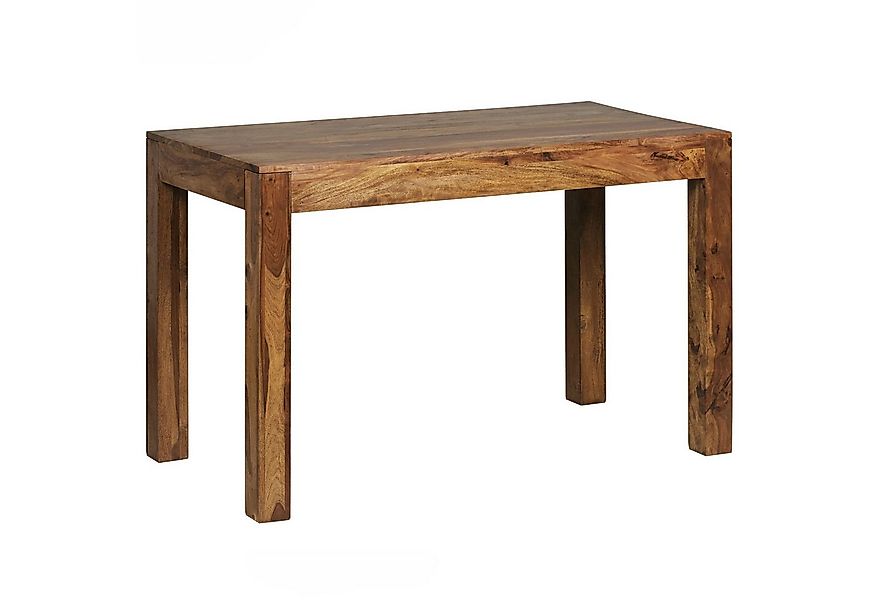 furnicato Esstisch MUMBAI Massivholz, Walnuss finish 120 cm Esszimmer-Tis ( günstig online kaufen