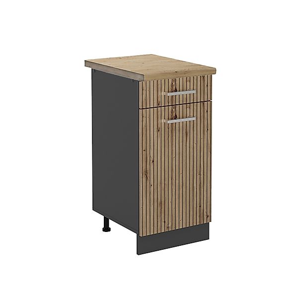 Vicco Unterschrank R-Line, Artisan-Eiche/Anthrazit, 40 cm, günstig online kaufen
