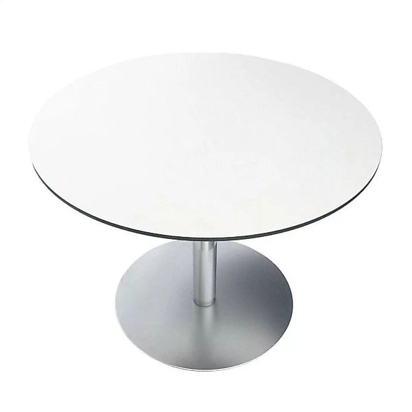 la palma - Rondó 120 Tisch - weiß/Tischplatte Laminat Fenix® 0,9/H x Ø 73x1 günstig online kaufen