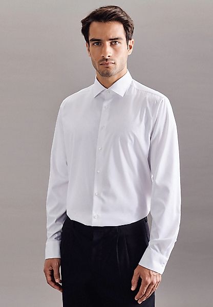 seidensticker Businesshemd "Schwarze Rose" Regular 1/1 Kentkragen Uni günstig online kaufen