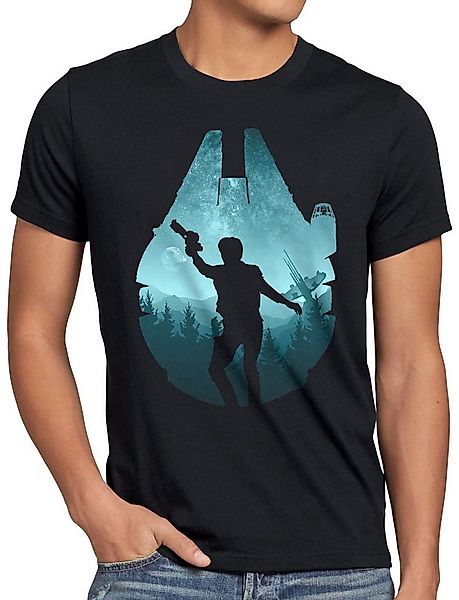 style3 T-Shirt Schmuggler Solo rasender falke endor star krieg wars der ste günstig online kaufen