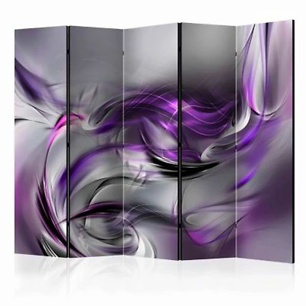 artgeist Paravent Purple Swirls II II [Room Dividers] mehrfarbig Gr. 225 x günstig online kaufen