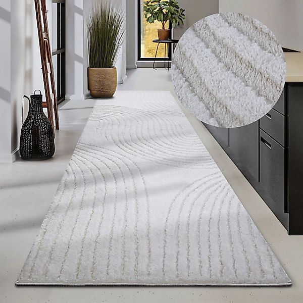 ELLE DECORATION Designteppich »Pigment«, rechteckig, 18 mm Höhe, Hochflor, günstig online kaufen