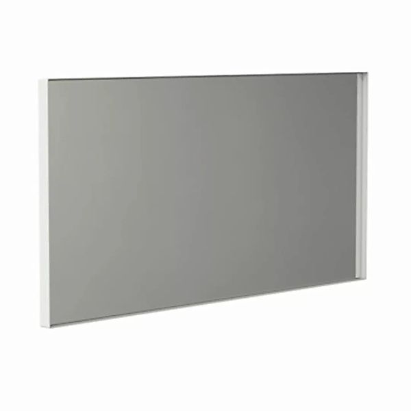 FROST - Unu 4136 Spiegel 50x100cm - weiß/mit schmalem Regalrahmen/T 3cm günstig online kaufen