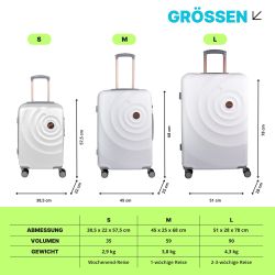 Crosstravel Hartschalen-Trolley Einzelkoffer Amy S / günstig online kaufen