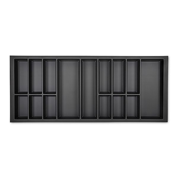 SOTECH Orga-Box VII Besteckeinsatz Basaltgrau 1200 mm Höhe 50,5 mm mit Soft günstig online kaufen