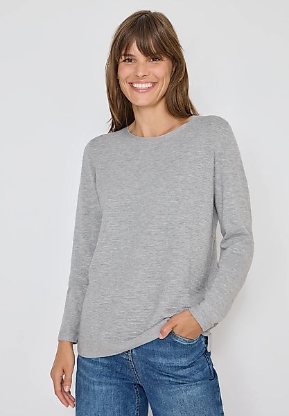 Cecil Strickpullover mit Rundhalsausschnitt günstig online kaufen