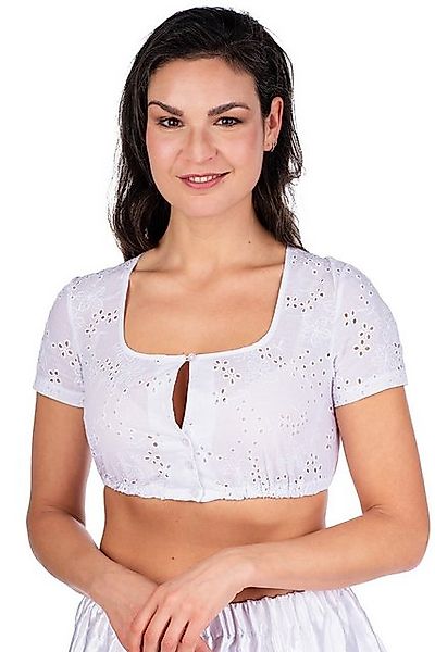 Hammerschmid Dirndlbluse Dirndlbluse - BRIGITTE KA - weiß günstig online kaufen