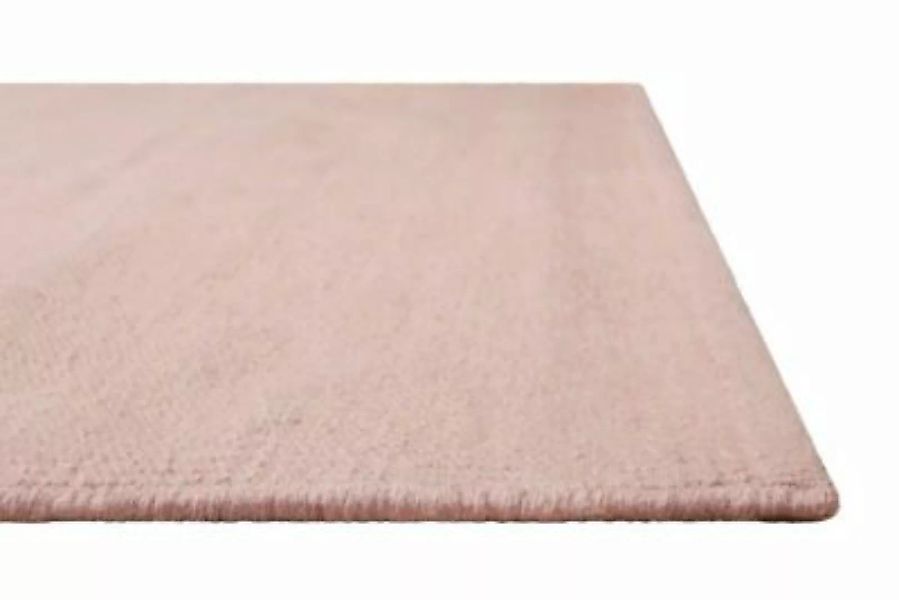 Green Looop - Kelim Teppich - 5mm - 1,8kg/m² - Naturfaser rosa Gr. 160 x 23 günstig online kaufen