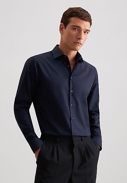 seidensticker Businesshemd "Schwarze Rose" Shaped 1/1 Kentkragen Uni günstig online kaufen