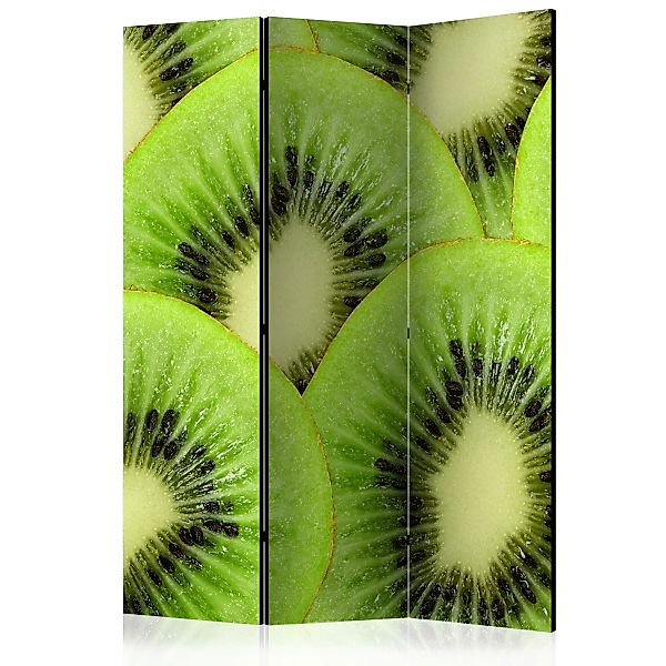 3-teiliges Paravent - Kiwi Slices [room Dividers] günstig online kaufen
