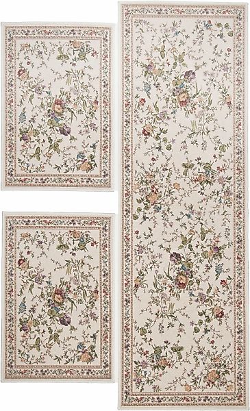 THEKO Bettumrandung "Flomi Sagrini" Höhe 3 mm 3 Stk. tlg. Läufer-Set, Flach günstig online kaufen