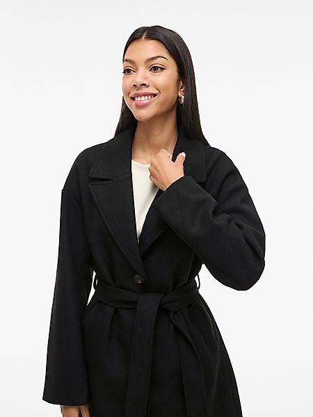 Vila Langmantel VICLAUDIA L/S LONG COAT günstig online kaufen
