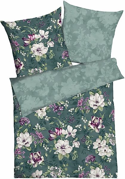 Kaeppel Wendebettwäsche "Magnolia" 2 Stk. tlg. Mit Blumenmuster günstig online kaufen
