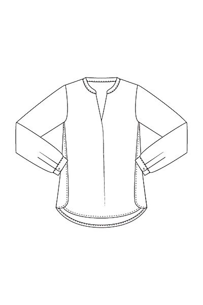 Milano Italy Kurzarmbluse Blouse with V-Neck günstig online kaufen