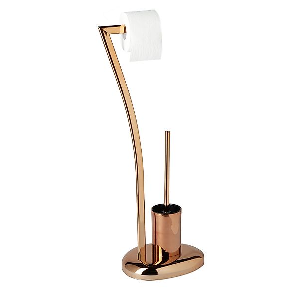 relaxdays Toilettenpapierhalter Stand WC Garnitur WIMEDO günstig online kaufen