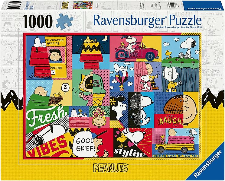 Ravensburger Puzzle Peanuts Momente, 1000 Puzzleteile, günstig online kaufen