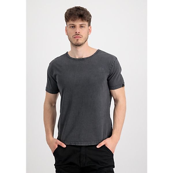 Alpha Industries  T-Shirts & Poloshirts Crew T-Shirt - black günstig online kaufen
