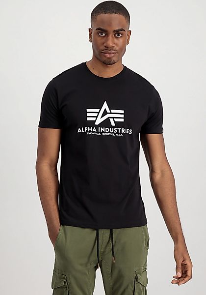 Alpha Industries T-Shirt "Alpha Industries Men - T-Shirts Basic T-Shirt BL günstig online kaufen