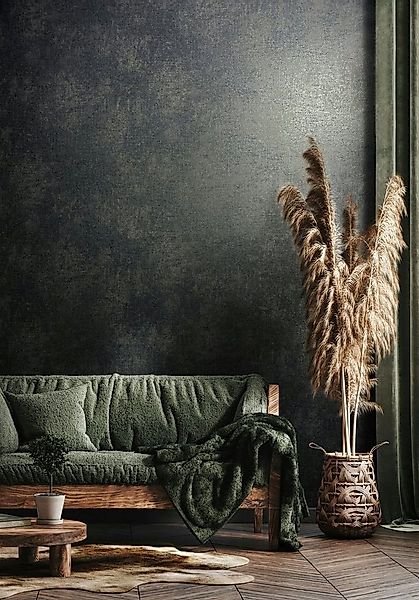 Marburg Vliestapete Textured Tapestry, unifarben mit Farbeinsatz, moderne T günstig online kaufen