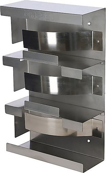 Kerbl Einweghandschuhe 3-fach Wandhalter für Handschuh, aus Edelstahl, mit günstig online kaufen