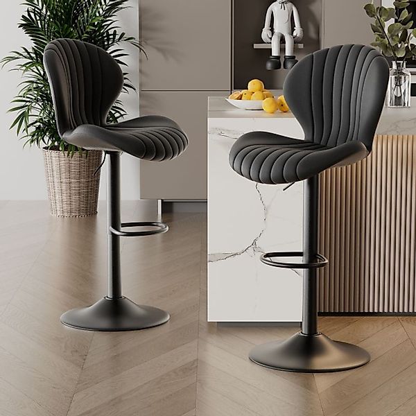 HawthyHome Barhocker Drehhocker, Höhenverstellbare Barstühle mit günstig online kaufen