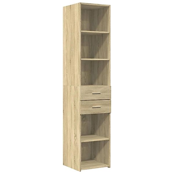 vidaXL Highboard Sonoma-Eiche 40x42,5x185 cm Holzwerkstoff 3281443 günstig online kaufen