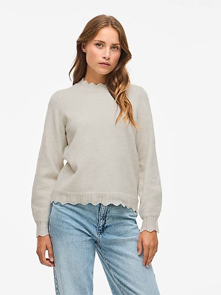 Vila Strickpullover "VINIKOLINA O-NECK L/S KNIT TOP - NOOS" günstig online kaufen