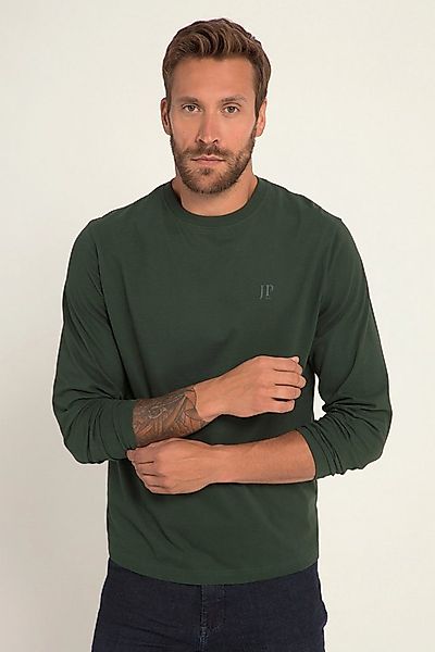 JP1880 T-Shirt bis 8XL Langarmshirt Sweatshirt mit Logo-Stickerei günstig online kaufen