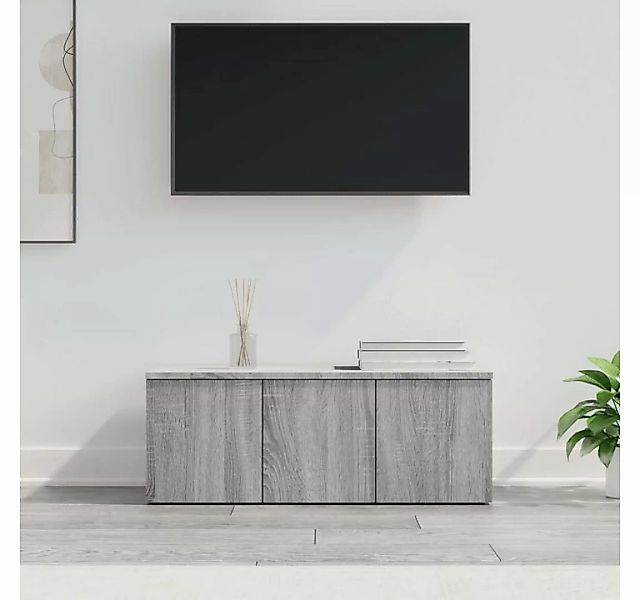 furnicato TV-Schrank Grau Sonoma 80x34x30 cm Holzwerkstoff günstig online kaufen