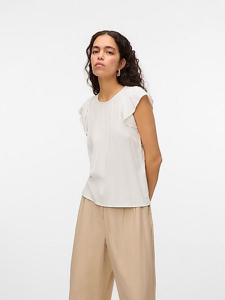 Vero Moda Kurzarmbluse VMBELLA SS LACE TOP WVN GA NOOS günstig online kaufen