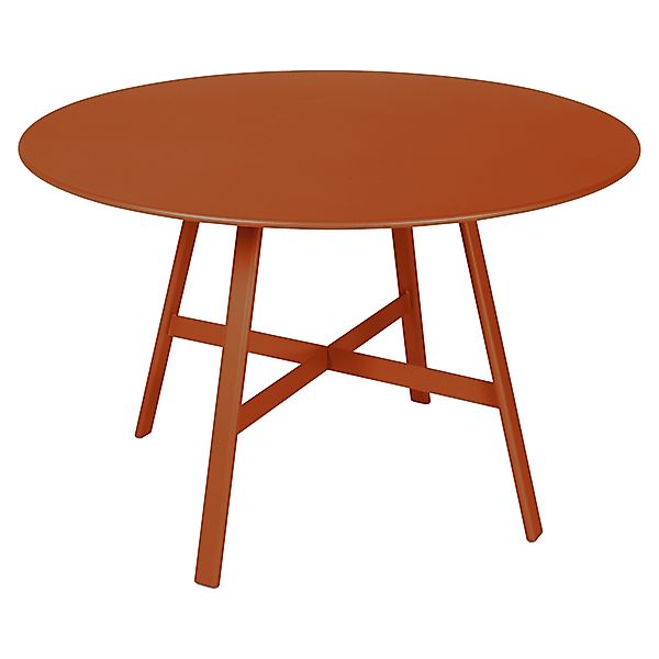 Gartentisch So'o rund Ø 117 cm Kandierte Orange günstig online kaufen
