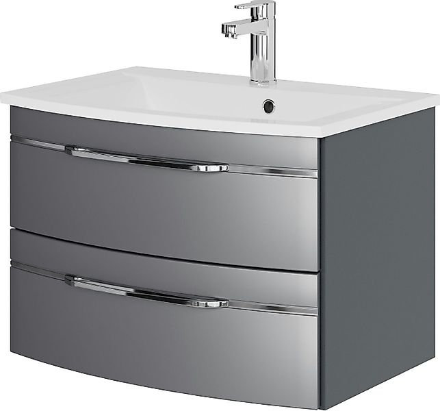 Saphir Waschtisch Serie 7045 Mineralmarmor-Waschtisch und Unterschrank, 71, günstig online kaufen