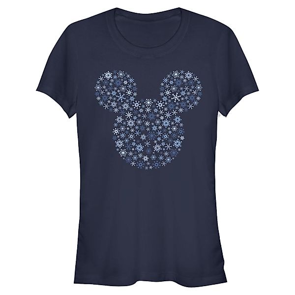 Disney Classics - Micky Maus - Micky Maus Mickey Ear Snowflakes - Frauen T- günstig online kaufen