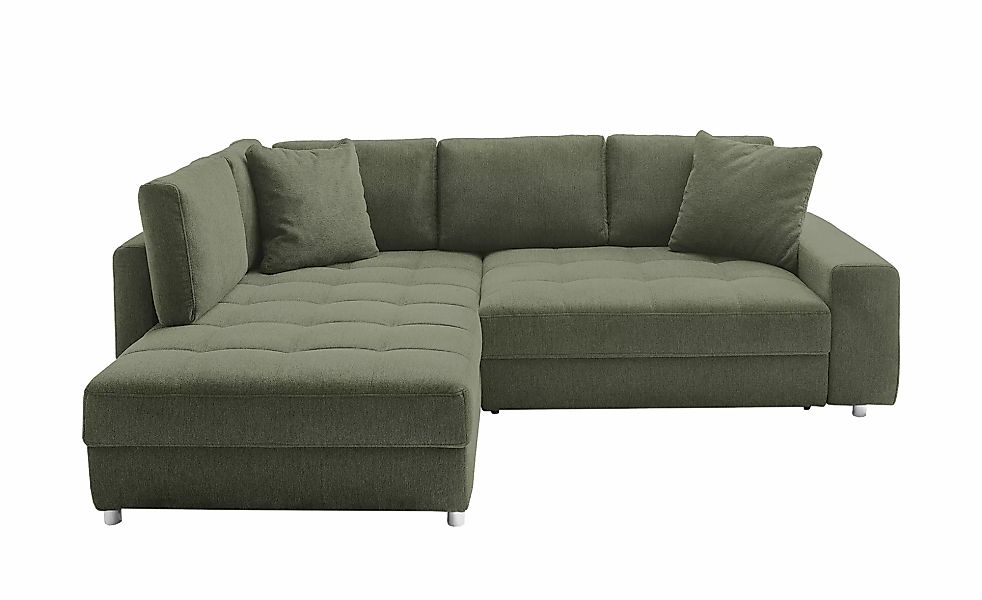 bobb Ecksofa  Arissa de Luxe ¦ grün ¦ Maße (cm): B: 265 H: 84 T: 215.0 Pols günstig online kaufen