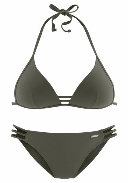 Bruno Banani Triangel-Bikini mit Zierbändern günstig online kaufen