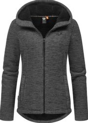 Ragwear Kapuzenstrickjacke "Lyshka Melange" Kuschelige Kapuzenjacke in Stri günstig online kaufen