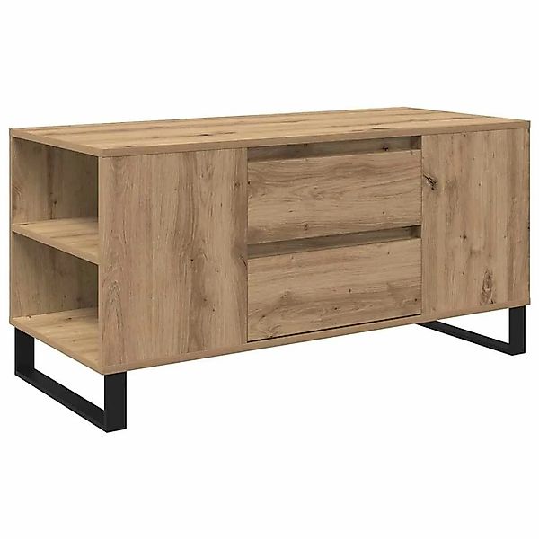 vidaXL Couchtisch Artisan-Eiche 102 x 44,5 x 50 cm Holzwerkstoff 882697 günstig online kaufen