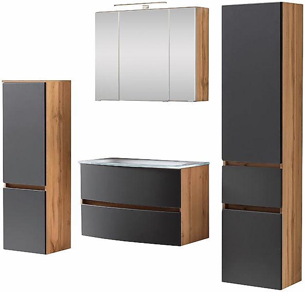 welltime Badezimmer-Set "Kaunas" Set, 4 Stk. tlg. günstig online kaufen