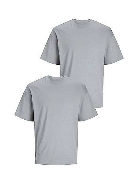 Jack & Jones T-Shirt 2er-SET Basic Rundhals Dropped Shoulder Oversized (2-t günstig online kaufen