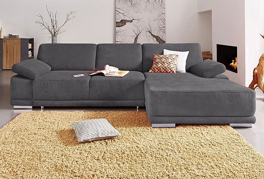 sit&more Ecksofa "Coria L-Form", mit XL-Recamiere, wahlweise mit Bettfunkti günstig online kaufen