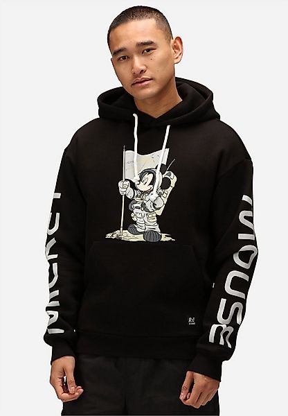 Recovered Kapuzensweatshirt Disney Space Mickey im zeitlosen Design günstig online kaufen