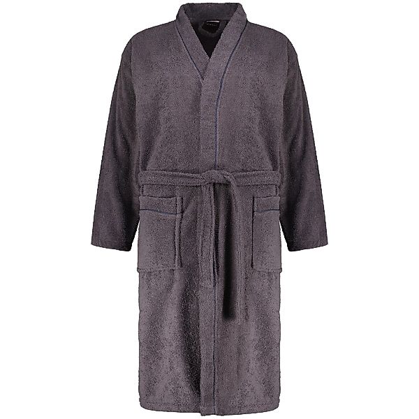 ADAMO Bademantel aus Baumwoll-Frottee Farbe grau Größe: 6XL günstig online kaufen
