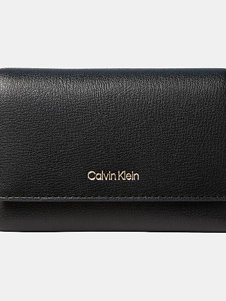 Calvin Klein Geldbörse "FOIL LOGO TRIFOLD W/ ZIP POCKET", Damen Geldbeutel, günstig online kaufen